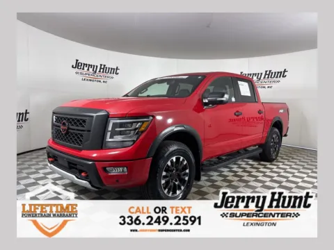 Red 2023 Nissan Titan PRO-4X for sale in Lexington, NC