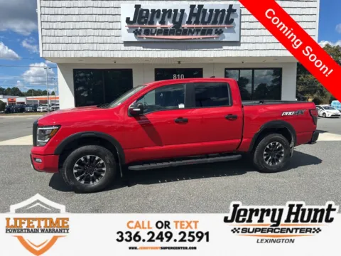 Red 2023 Nissan Titan PRO-4X for sale in Lexington, NC