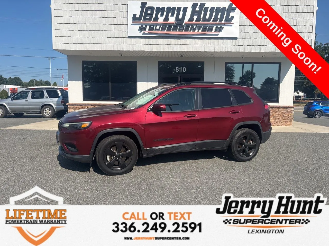 Red 2021 Jeep Cherokee Altitude for sale in Lexington, NC