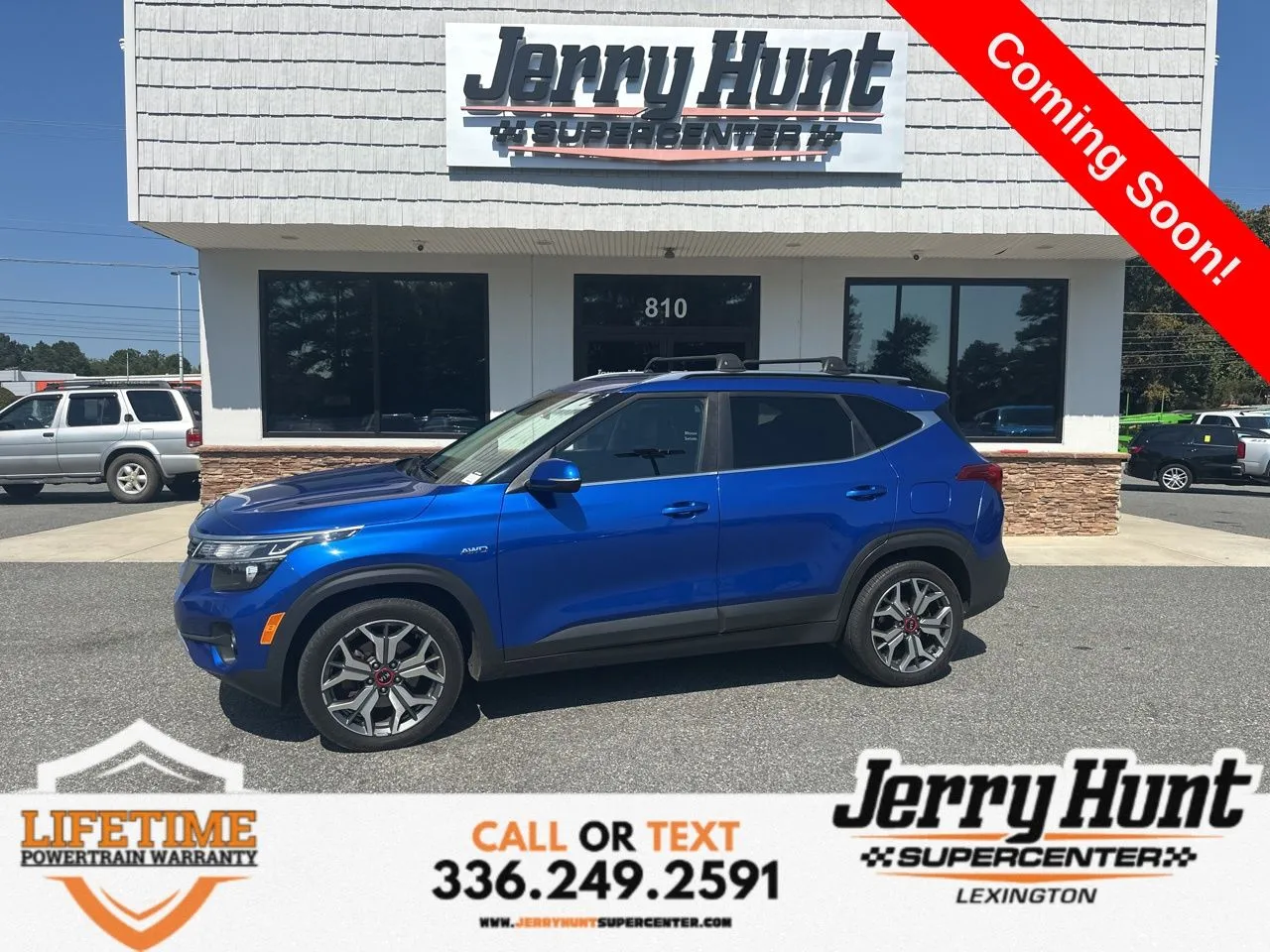 Blue 2021 Kia Seltos S for sale in Lexington, NC