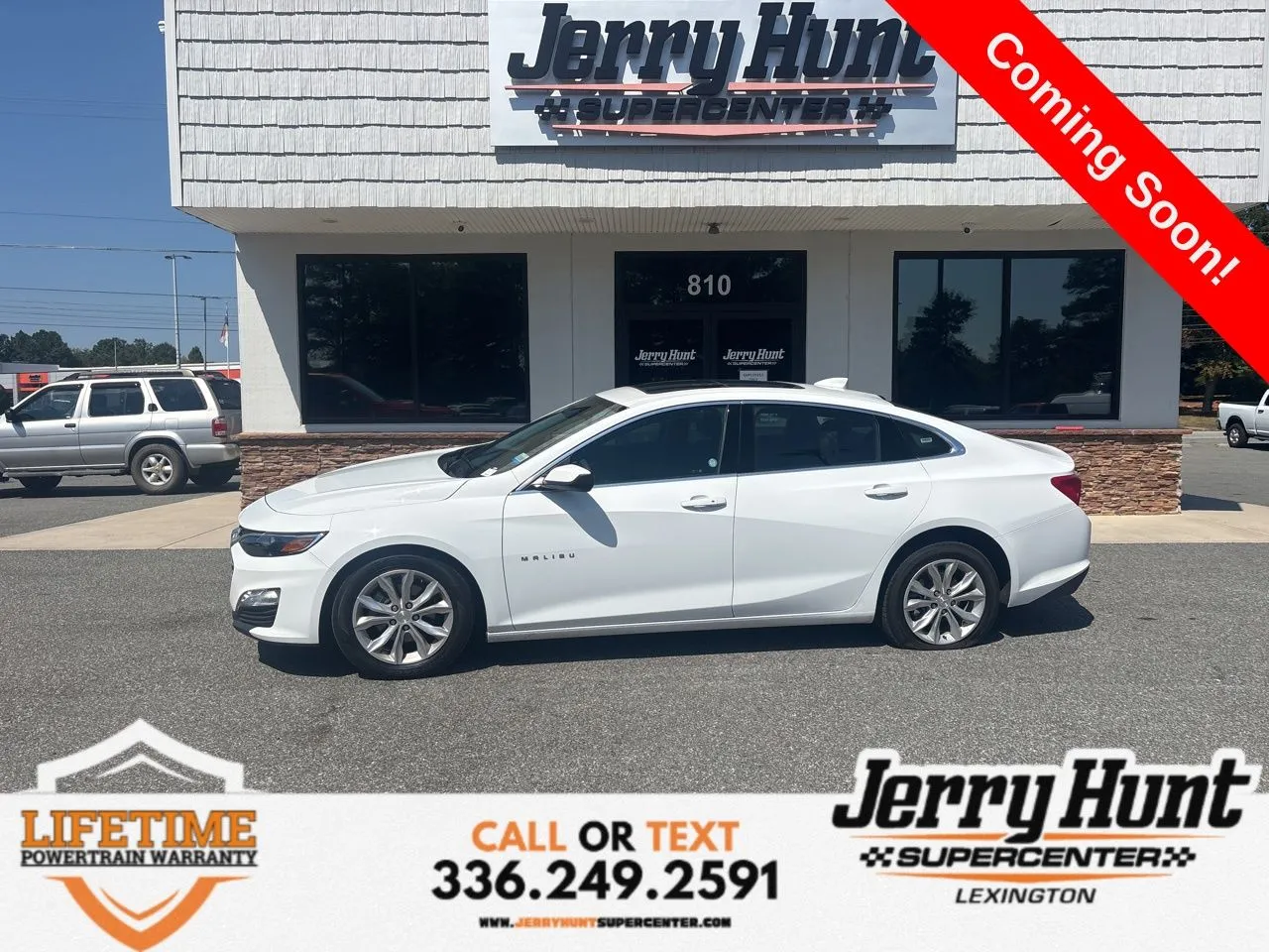 White 2024 Chevrolet Malibu LT for sale in Lexington, NC