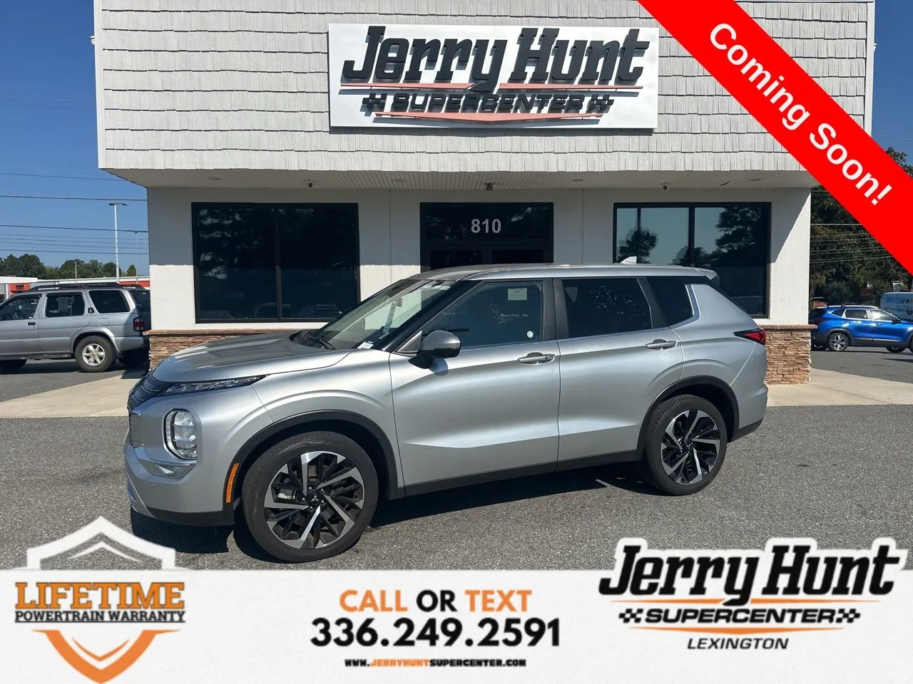 Silver 2024 Mitsubishi Outlander SE for sale in Lexington, NC