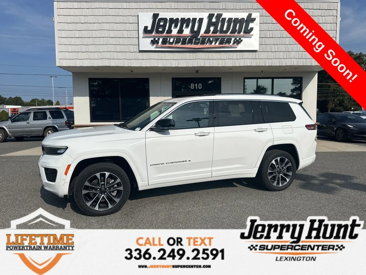 White 2021 Jeep Grand Cherokee L Overland for sale in Lexington, NC
