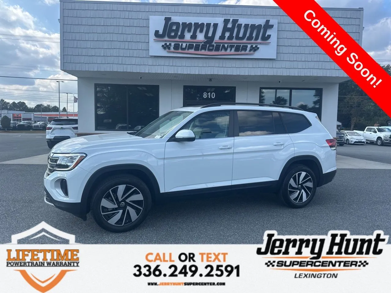 White 2024 Volkswagen Atlas 2.0T SE w/Technology for sale in Lexington, NC
