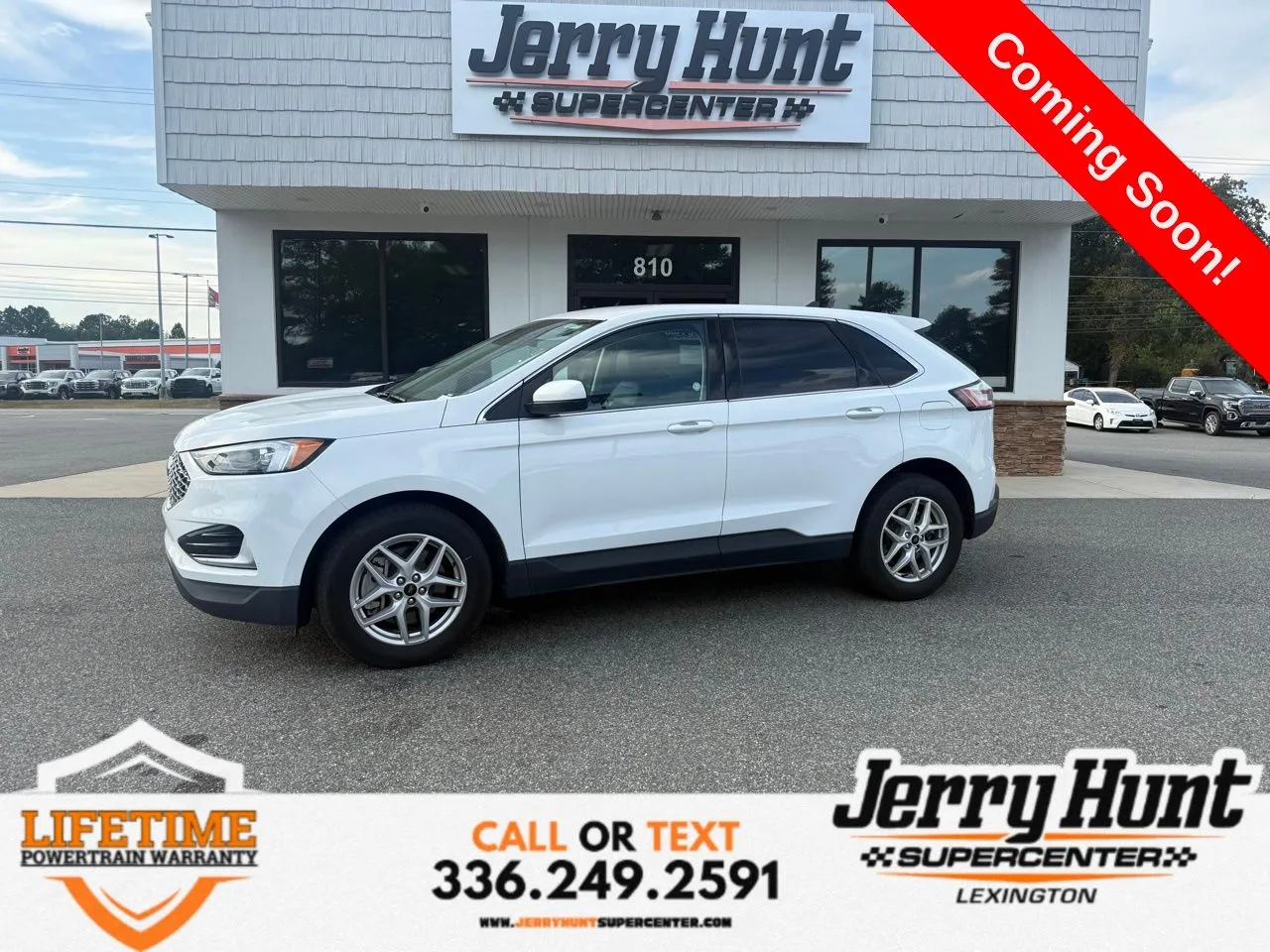 White 2024 Ford Edge SEL for sale in Lexington, NC