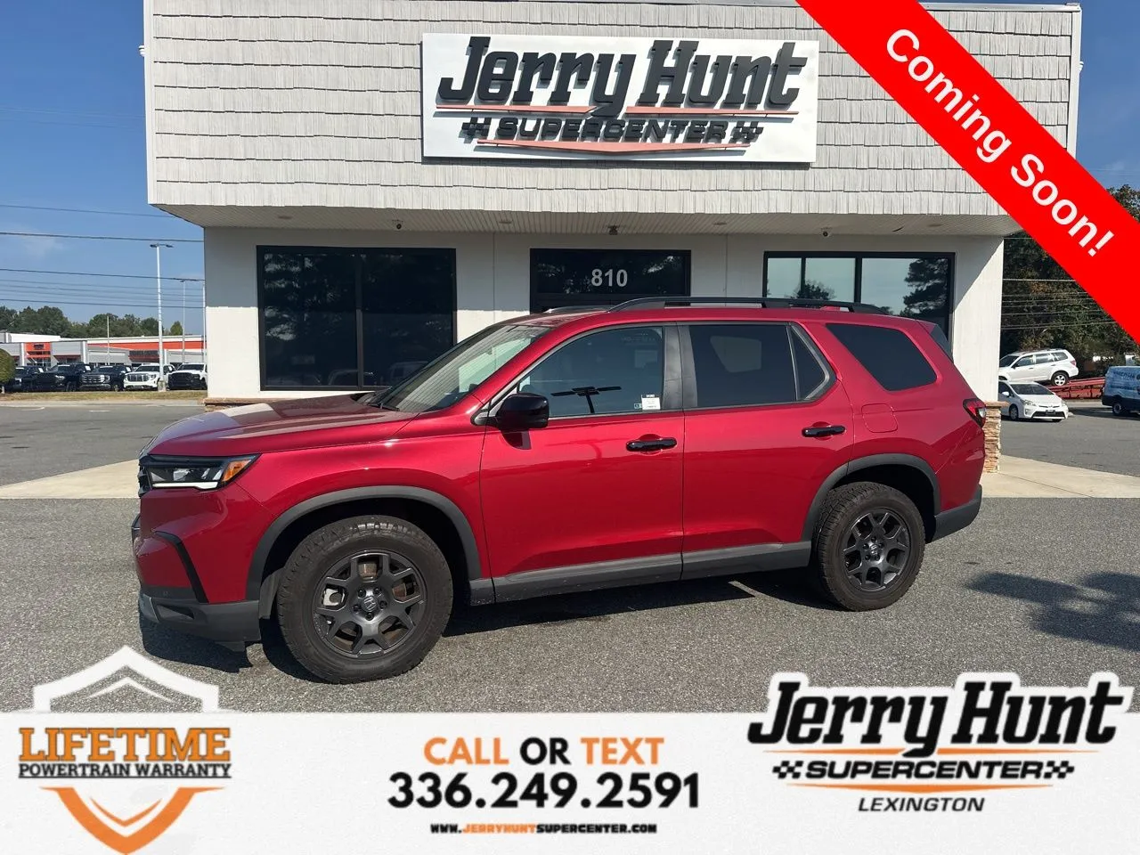 Red 2024 Honda Pilot TrailSport for sale in Lexington, NC