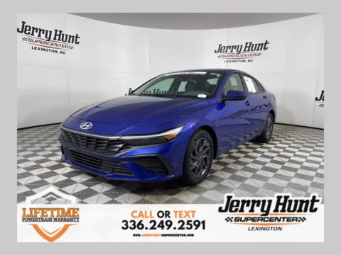 Blue 2024 Hyundai Elantra SEL for sale in Lexington, NC