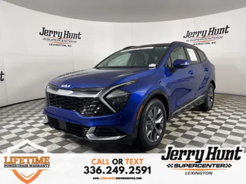 Blue 2023 Kia Sportage SX for sale in Lexington, NC