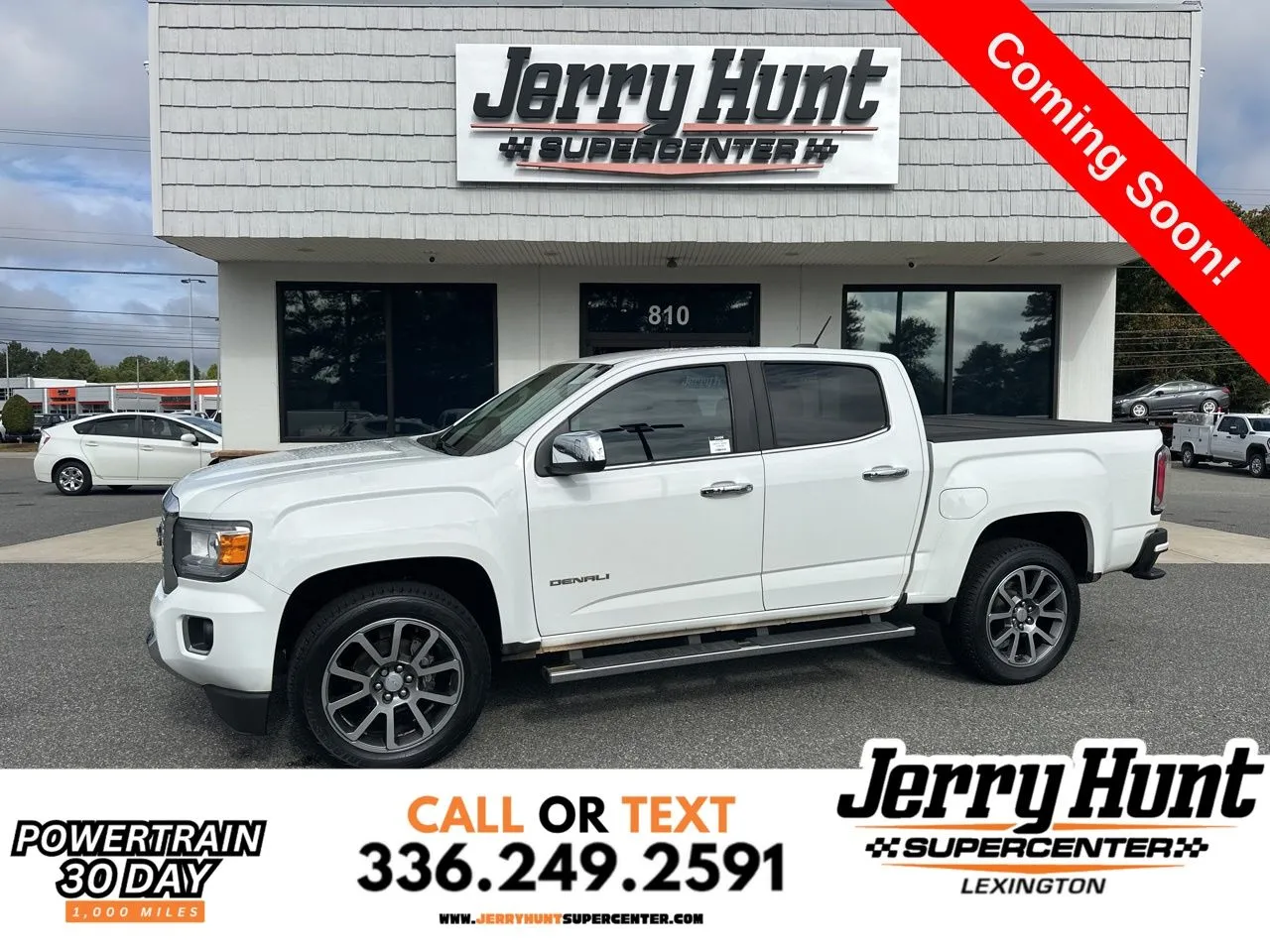 White 2019 GMC Canyon Denali for sale in Lexington, NC