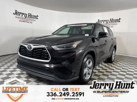 Black 2021 Toyota Highlander L for sale in Lexington, NC