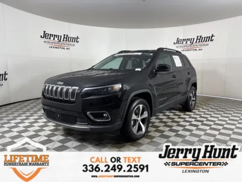 Black 2022 Jeep Cherokee Limited for sale in Lexington, NC