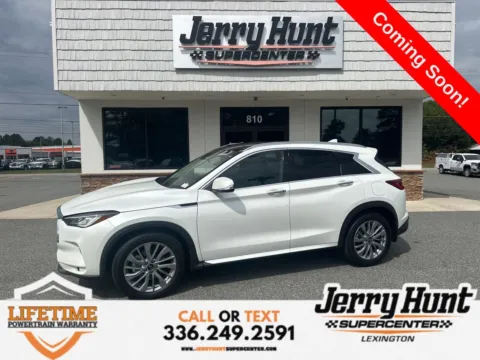 White 2024 INFINITI QX50 LUXE for sale in Lexington, NC