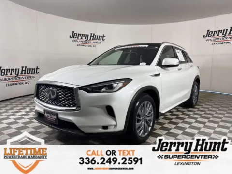 White 2024 INFINITI QX50 LUXE for sale in Lexington, NC