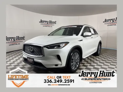 White 2024 INFINITI QX50 LUXE for sale in Lexington, NC