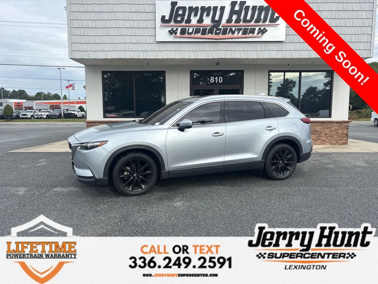 Silver 2022 Mazda CX-9 Touring Plus for sale in Lexington, NC