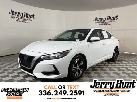 White 2020 Nissan Sentra SV for sale in Lexington, NC