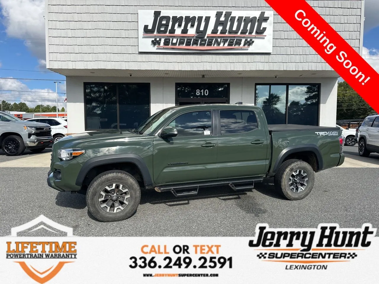 Green 2021 Toyota Tacoma TRD Off-Road for sale in Lexington, NC