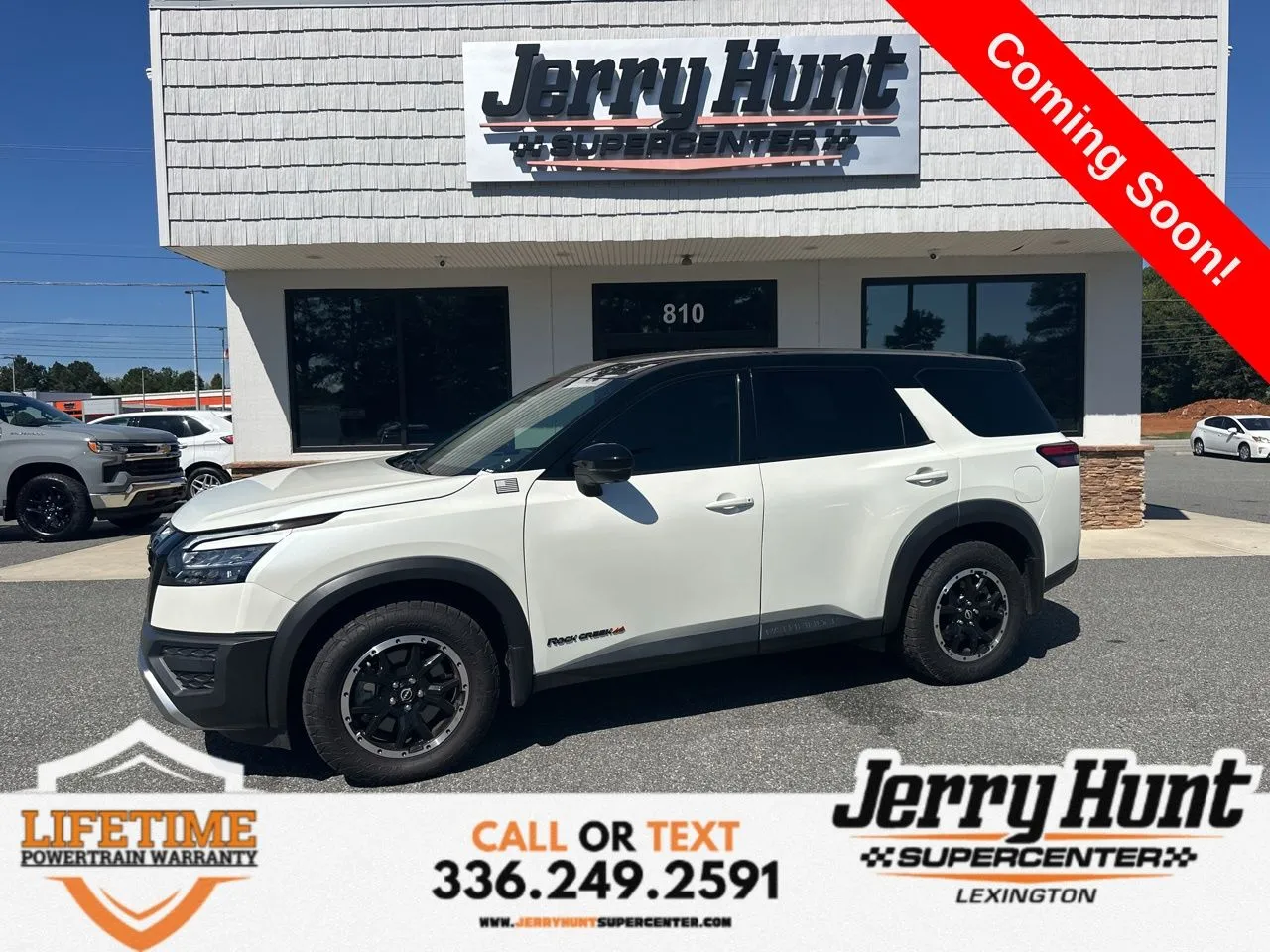 White 2024 Nissan Pathfinder Rock Creek for sale in Lexington, NC