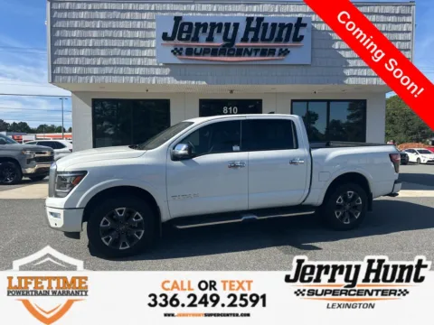 White 2024 Nissan Titan Platinum Reserve for sale in Lexington, NC