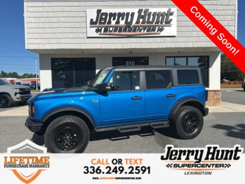 Blue 2024 Ford Bronco Wildtrak for sale in Lexington, NC
