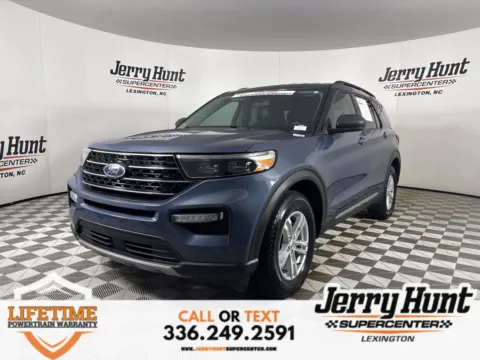 Blue 2021 Ford Explorer XLT for sale in Lexington, NC