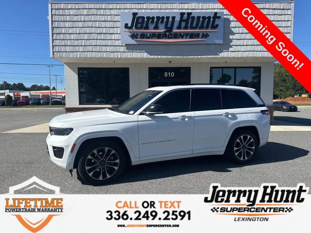 White 2022 Jeep Grand Cherokee Overland for sale in Lexington, NC