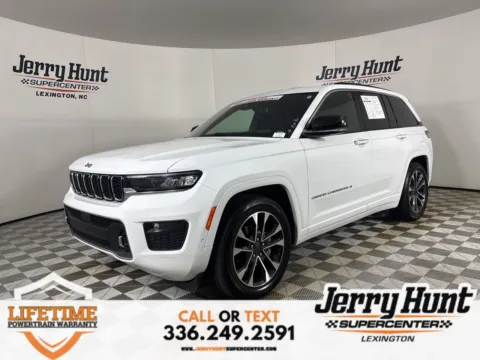 White 2022 Jeep Grand Cherokee Overland for sale in Lexington, NC