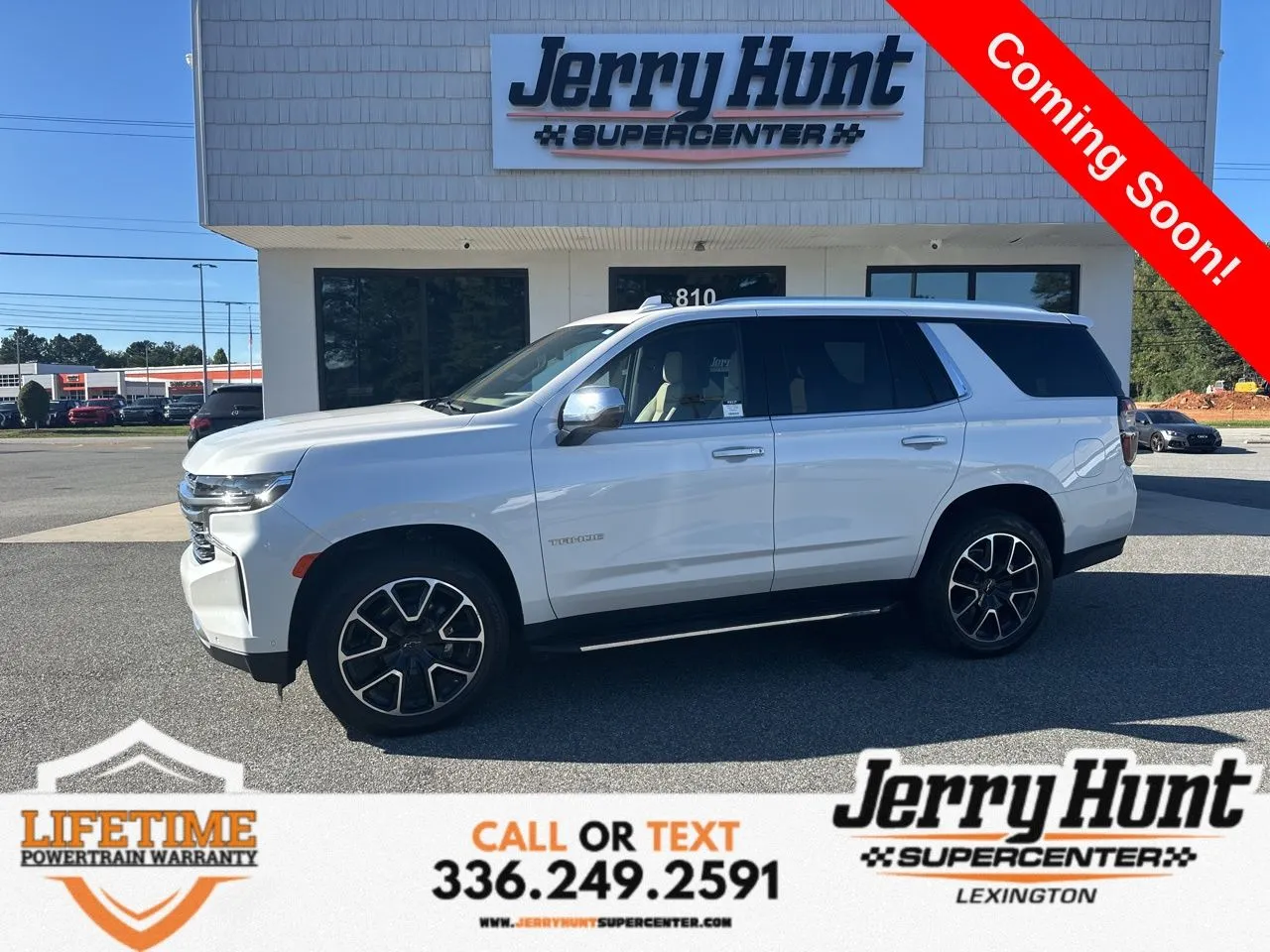 White 2023 Chevrolet Tahoe Premier for sale in Lexington, NC
