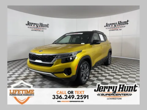 Yellow 2021 Kia Seltos S for sale in Lexington, NC