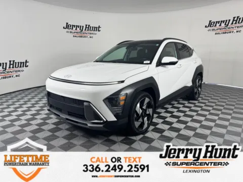 White 2024 Hyundai Kona Limited for sale in Lexington, NC