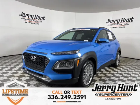 Blue 2021 Hyundai Kona SEL Plus for sale in Lexington, NC