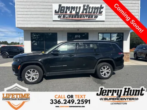 Black 2022 Jeep Grand Cherokee L Limited for sale in Lexington, NC