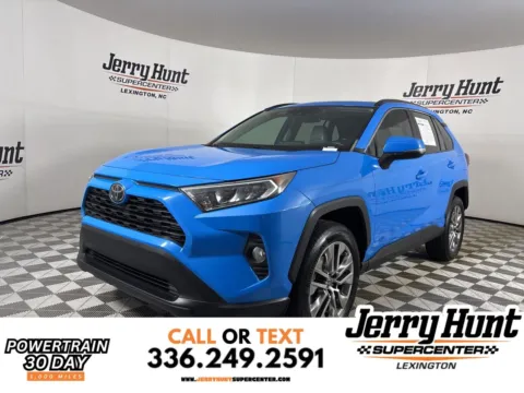 Blue 2020 Toyota RAV4 XLE Premium for sale in Lexington, NC