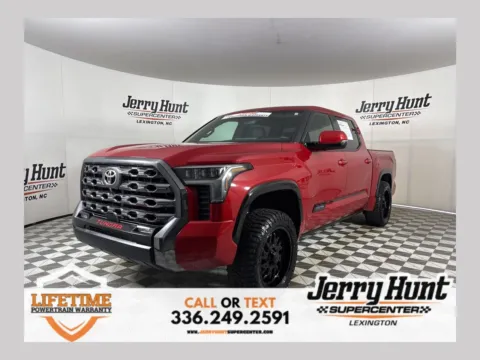 Red 2022 Toyota Tundra Platinum for sale in Lexington, NC