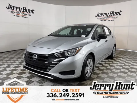 Silver 2024 Nissan Versa 1.6 S for sale in Lexington, NC
