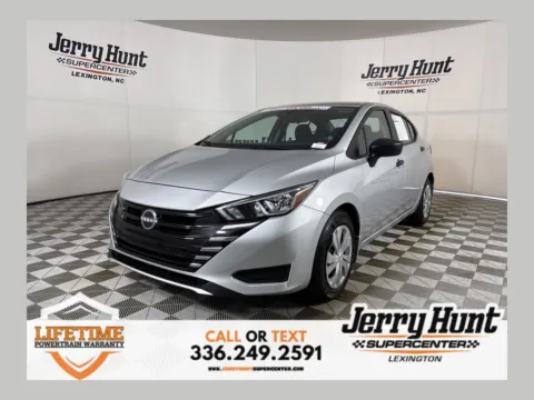 Silver 2024 Nissan Versa 1.6 S for sale in Lexington, NC