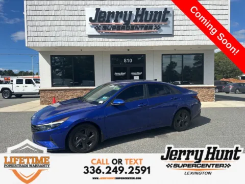 Blue 2021 Hyundai Elantra SEL for sale in Lexington, NC