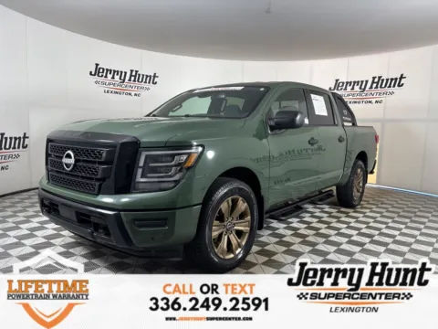 Green 2024 Nissan Titan SV for sale in Lexington, NC