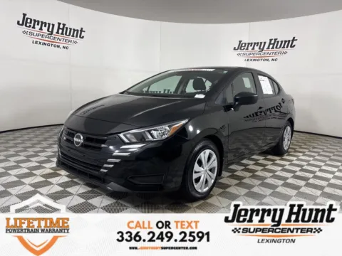 Black 2024 Nissan Versa 1.6 S for sale in Lexington, NC