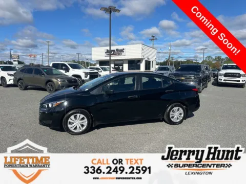 Black 2024 Nissan Versa 1.6 S for sale in Lexington, NC