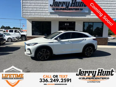 White 2023 INFINITI QX55 SENSORY for sale in Lexington, NC