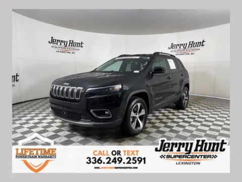 Black 2022 Jeep Cherokee Limited for sale in Lexington, NC