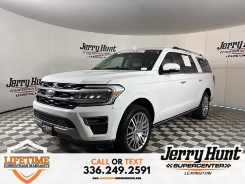 White 2024 Ford Expedition Max Limited for sale in Lexington, NC