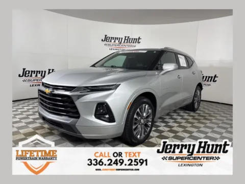 Silver 2021 Chevrolet Blazer Premier for sale in Lexington, NC