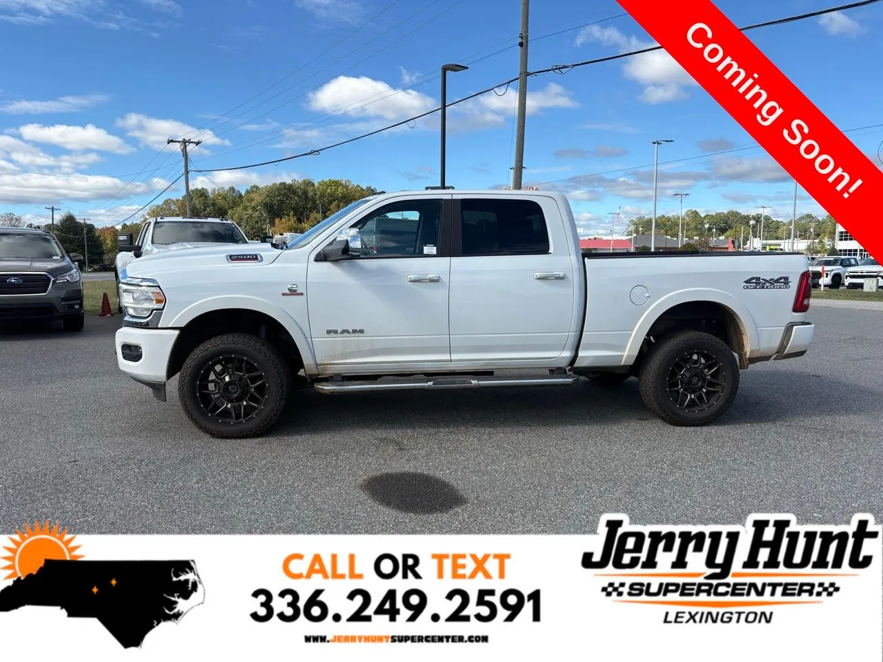 White 2022 Ram 2500 Laramie for sale in Lexington, NC