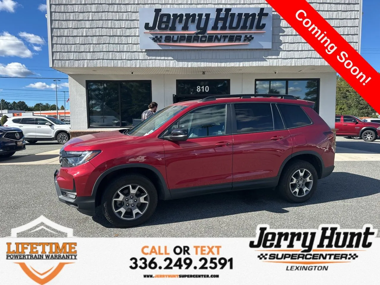 Red 2022 Honda Passport TrailSport for sale in Lexington, NC