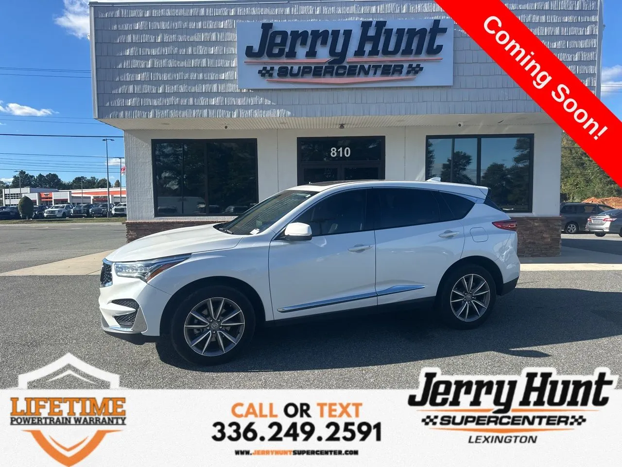 White 2021 Acura RDX Technology Package for sale in Lexington, NC