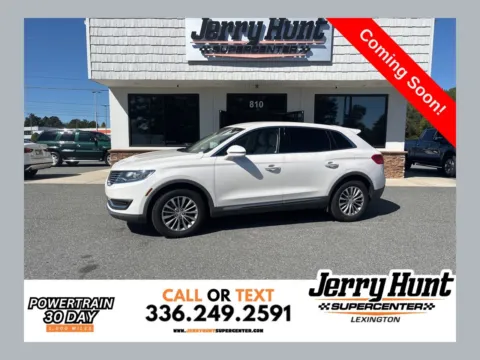 White 2018 Lincoln MKX Select for sale in Lexington, NC