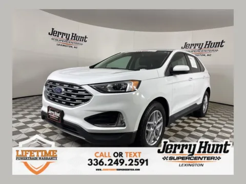 White 2021 Ford Edge SEL for sale in Lexington, NC