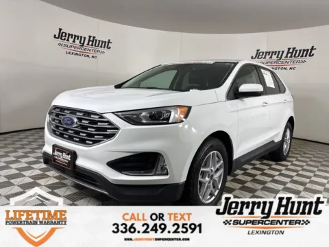 White 2021 Ford Edge SEL for sale in Lexington, NC